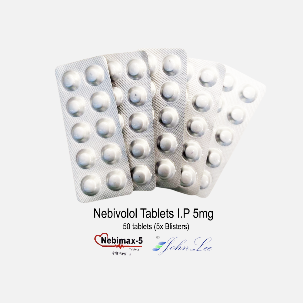 nebivo1-1000x1000 Nebivolol 5mg (Nebimax-5) (50 comprimidos, 5 cartelas) - Image 1