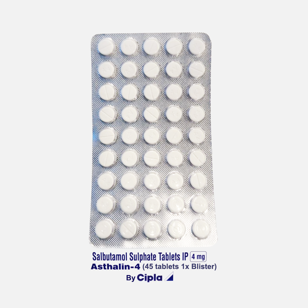 salbu3-1000x1000 Salbutamol 4mg (Asthalin 4) (45 comprimidos) (1 blister) - Image 1